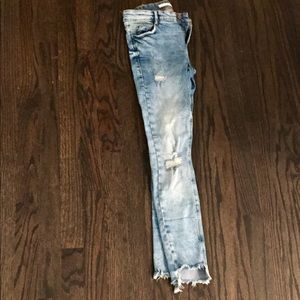 Zara faded denim